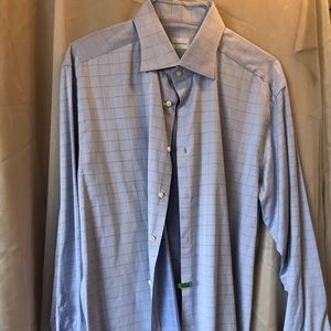Ermenegildo Zegna Men’s Dress Shirt, French Cuffs